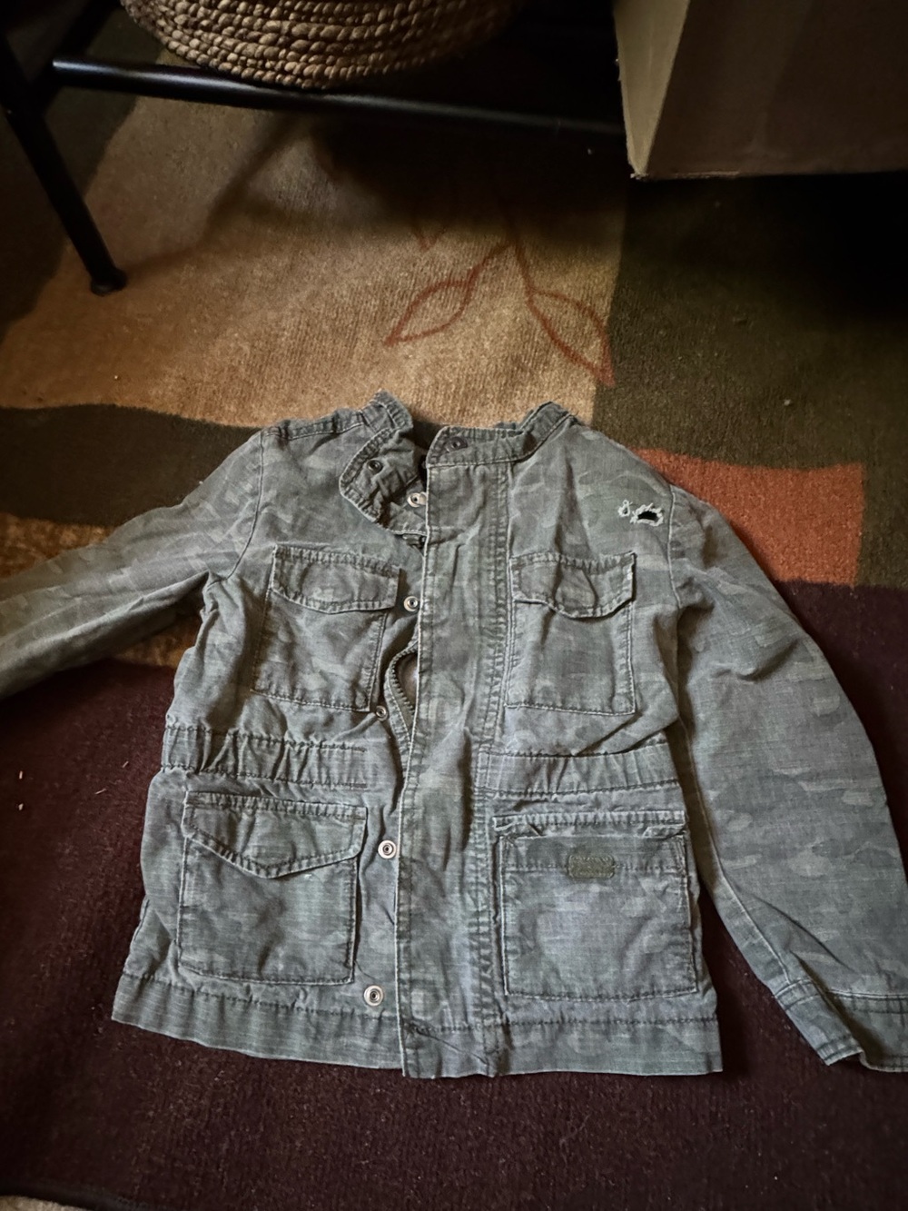 Carter's Olive Green Kids Utility Jean Jacket